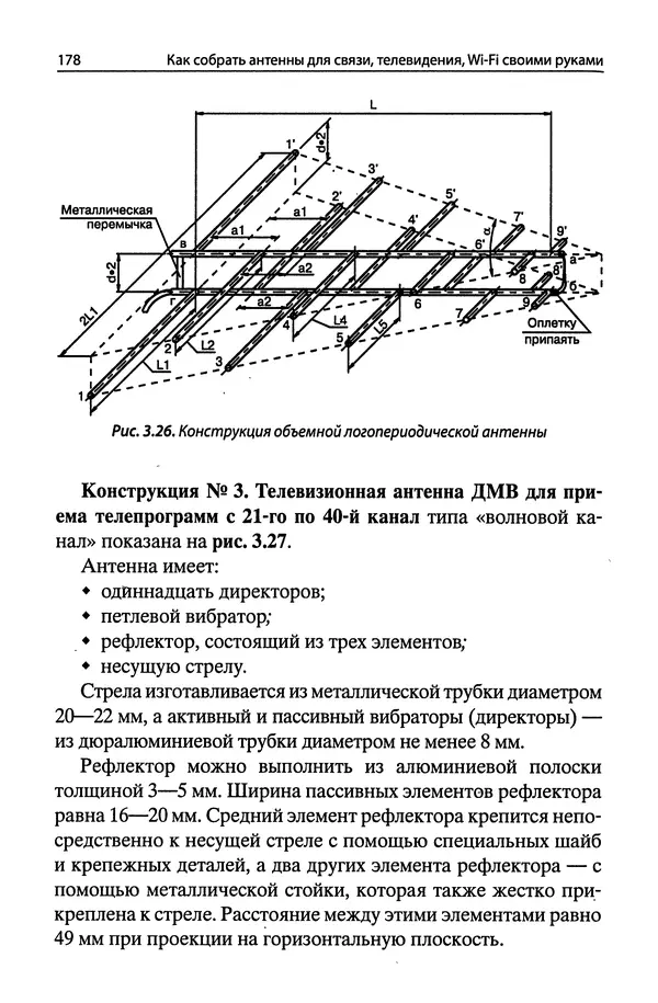 В Массорин - Как собрать антенны для связи, телевидения, Wi-Fi своими руками - Страница № 178