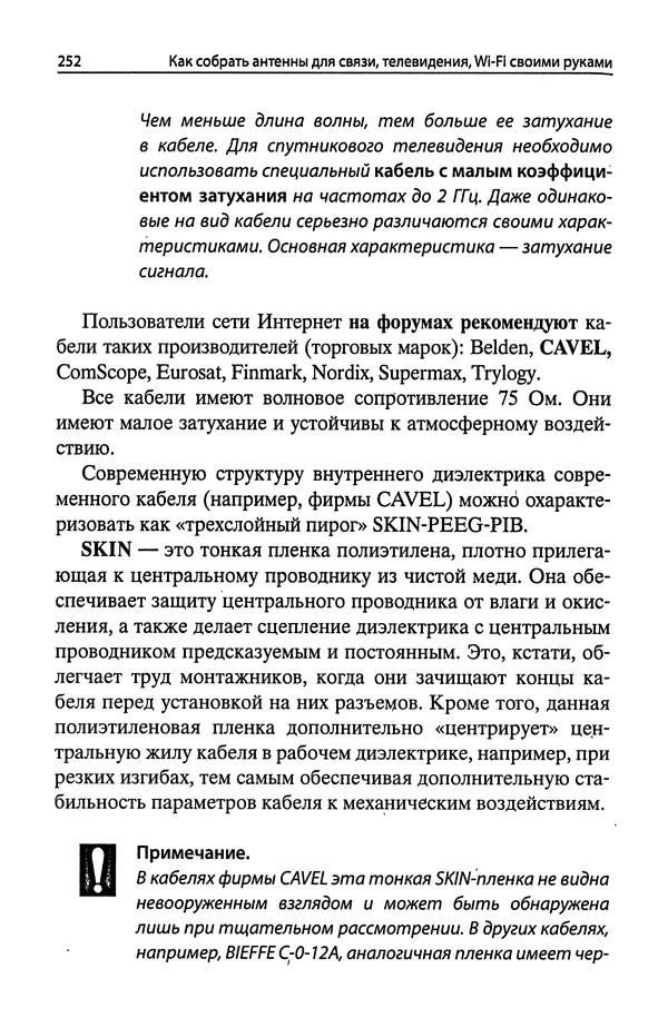В Массорин - Как собрать антенны для связи, телевидения, Wi-Fi своими руками - Страница № 252