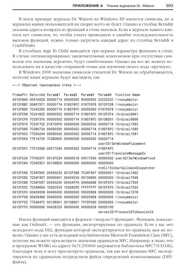 Джон Роббинс - Отладка приложений для Microsoft .NET и Microsoft Windows - Страница № 712