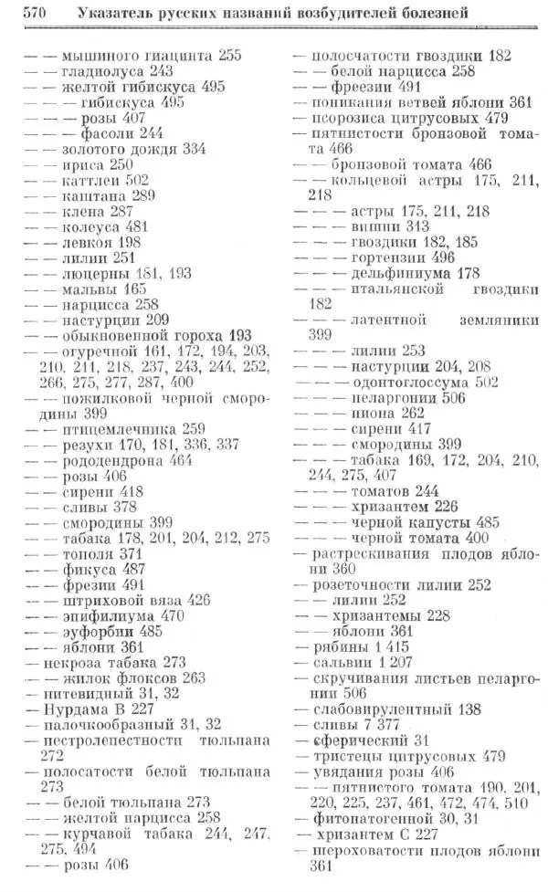  Коллектив авторов - Вредители и болезни цветочно-декоративных растений - Страница № 570