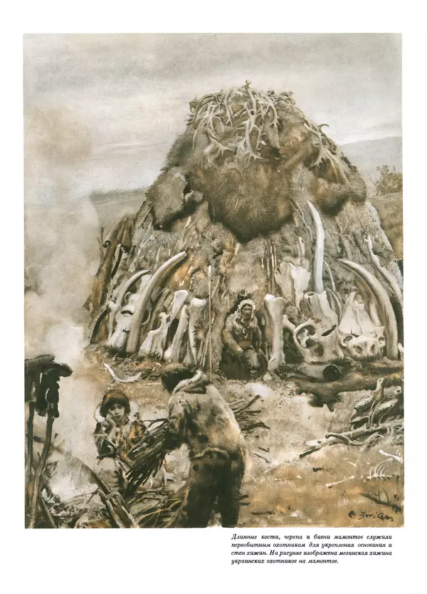 Йозеф Аугуста - Книга о мамонтах - Страница № 94