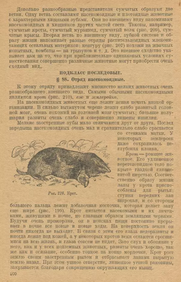 Моисей Цузмер - Зоология. Учебник для 6-7 классы неполной средней и средней школы - Страница № 202