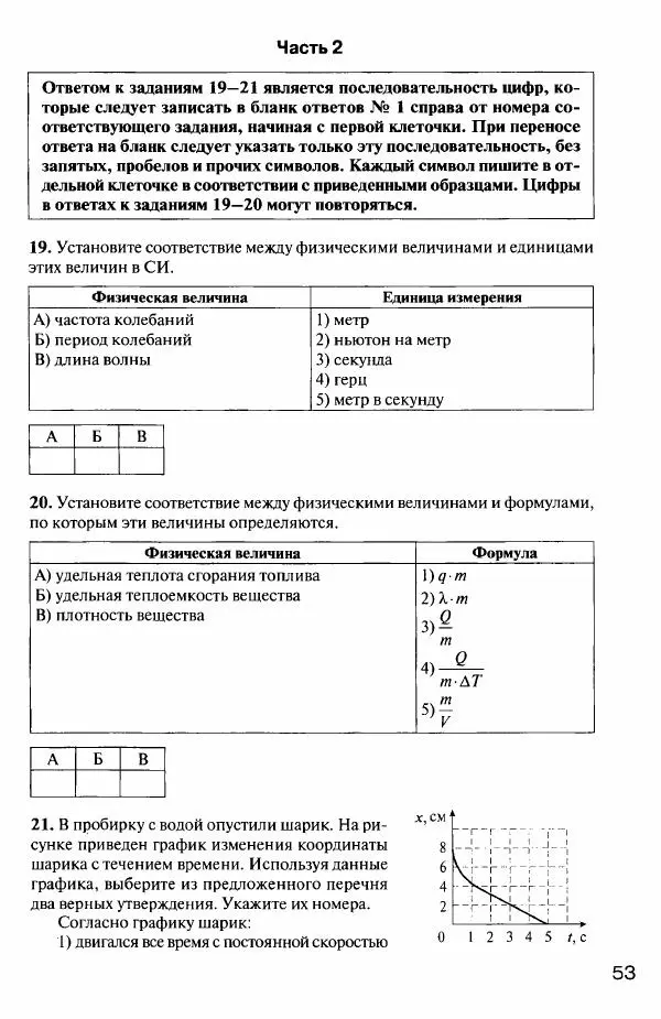 Николай Зорин - Физика. Типовые тестовые задания: 9 класс - Страница № 54