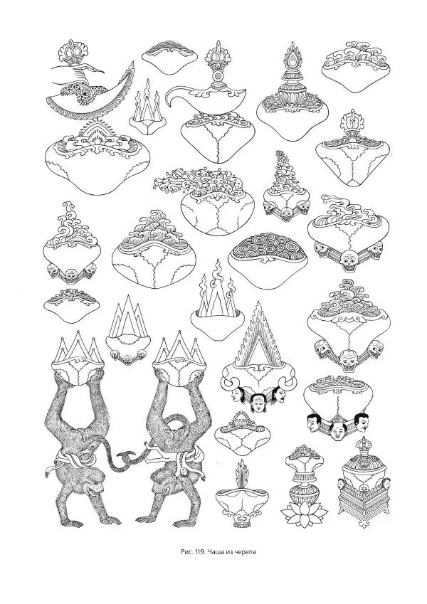 Роберт Бир - Энциклопедия тибетских символов и орнаментов - Страница № 328