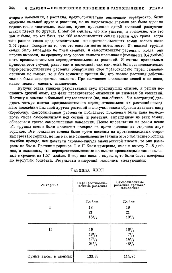 Чарльз Дарвин - Собрание сочинений в 9 томах. Том 6. Опыление орхидей насекомыми. Перекрестное опыление и самоопыление - Страница № 344