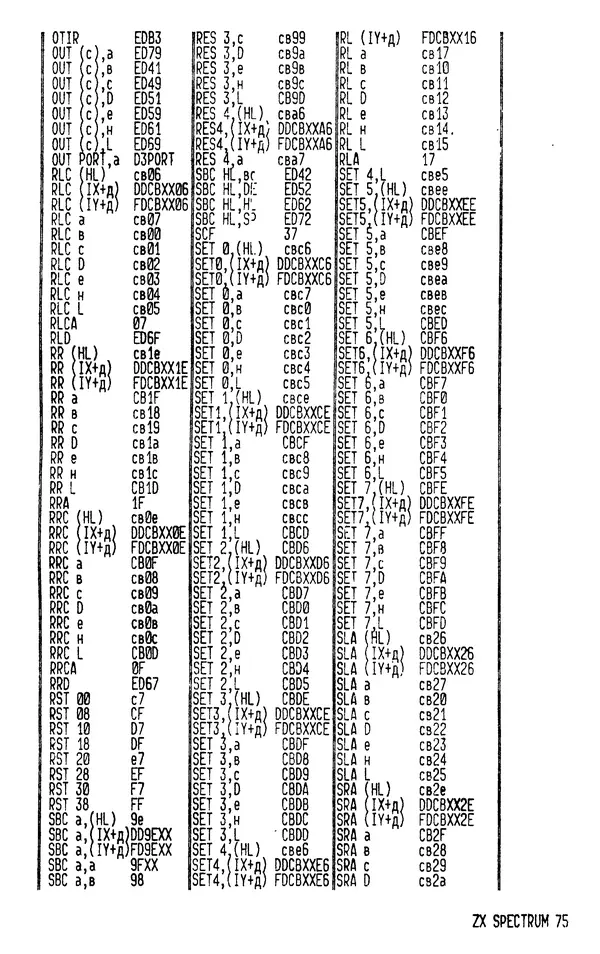 Коллектив авторов Программирование - Ассемблер для ПК ZX Spectrum - Страница № 77