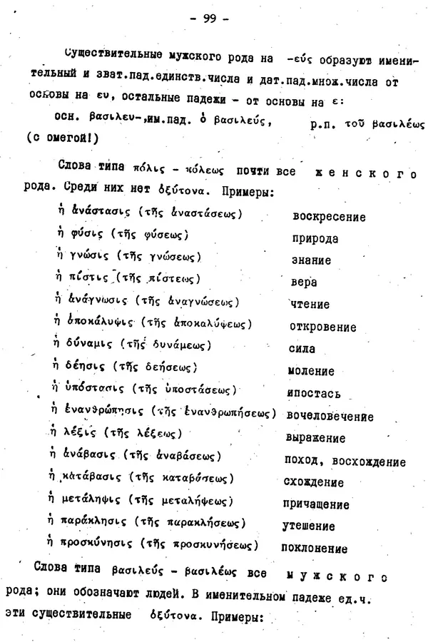 Д. Огицкий - Элементарный курс греческого языка (для духовных школ). Часть 1 - Страница № 99