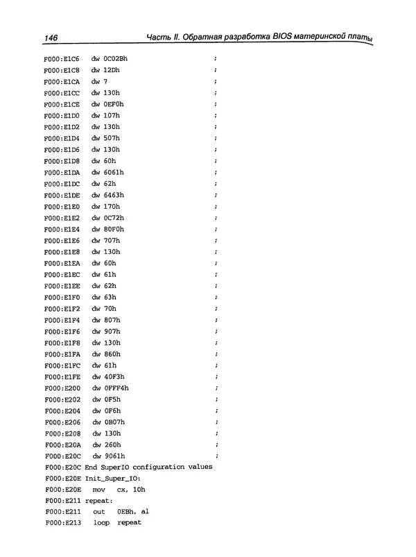 Дармаван Салихан - BIOS: дизассемблирование, модификация, программирование - Страница № 152
