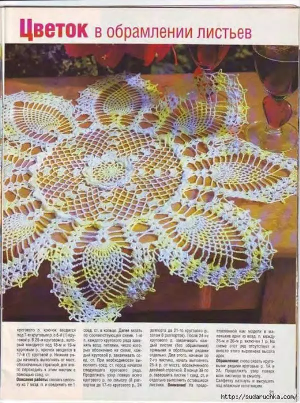  журнал Лена - Филейное вязание - Страница № 21
