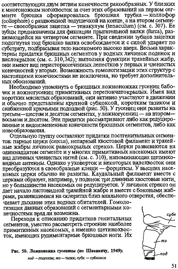 Юрий Захваткин - Курс общей энтомологии - Страница № 51