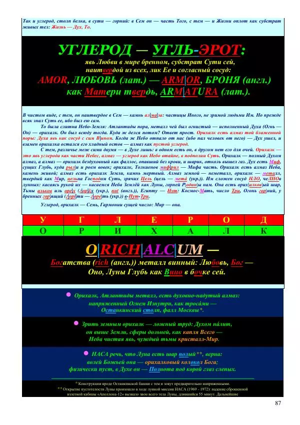 Олег Ермаков - Amor is Armor. Орихалк, царь металлов Вселенной: броня как Любовь - Страница № 87