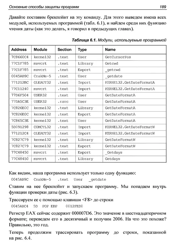 Александр Панов - Реверсинг и защита программ от взлома - Страница № 192