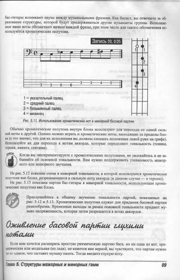 Патрик Пфайффер - Бас-гитара для "чайников" - Страница № 86