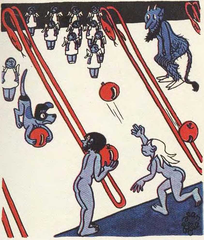 Любовь Адама и Евы. Жан Эффель. Иллюстрация 100