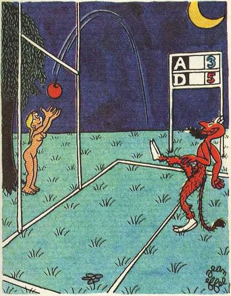 Любовь Адама и Евы. Жан Эффель. Иллюстрация 128