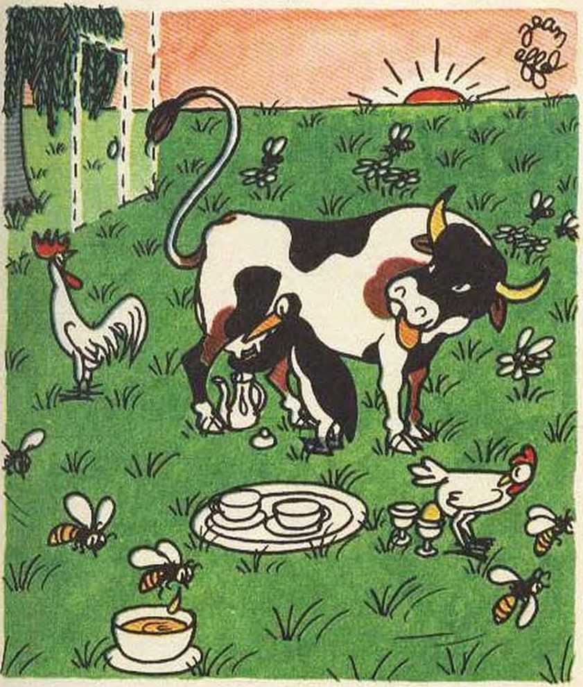 Любовь Адама и Евы. Жан Эффель. Иллюстрация 134