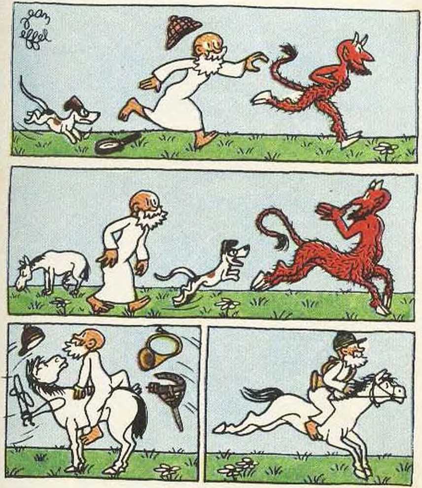 Любовь Адама и Евы. Жан Эффель. Иллюстрация 162