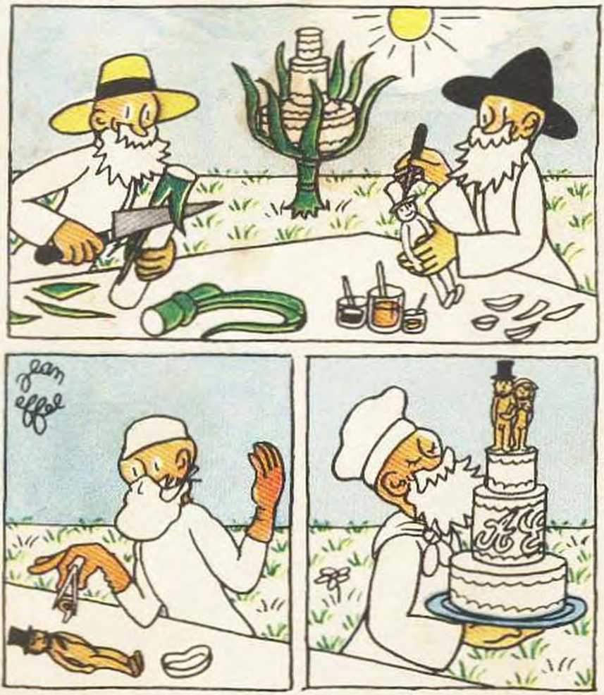 Любовь Адама и Евы. Жан Эффель. Иллюстрация 3