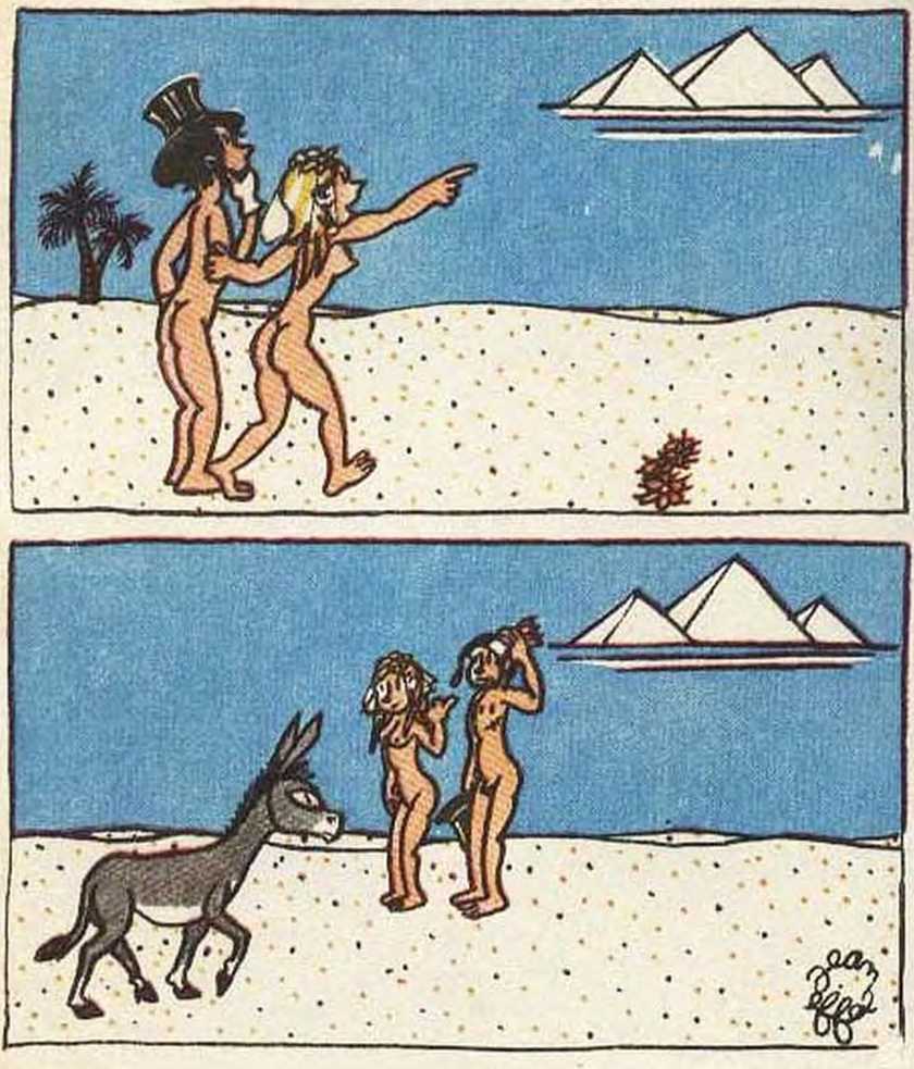 Любовь Адама и Евы. Жан Эффель. Иллюстрация 35