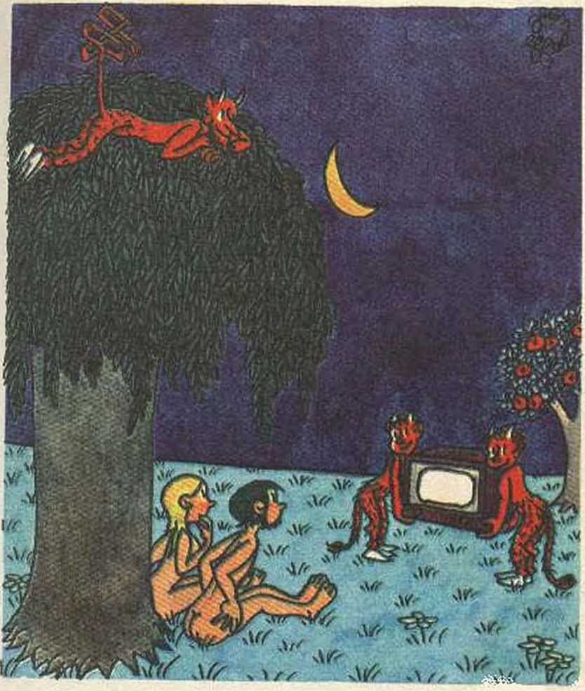 Любовь Адама и Евы. Жан Эффель. Иллюстрация 67