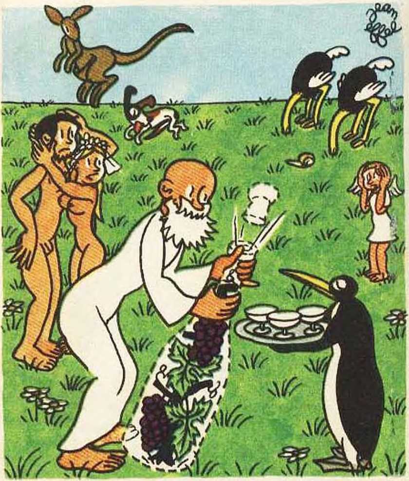 Любовь Адама и Евы. Жан Эффель. Иллюстрация 8
