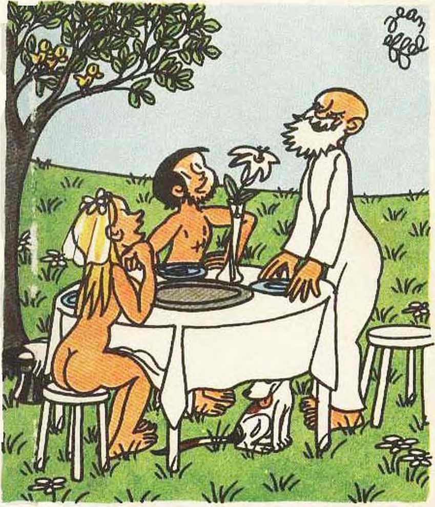 Любовь Адама и Евы. Жан Эффель. Иллюстрация 9