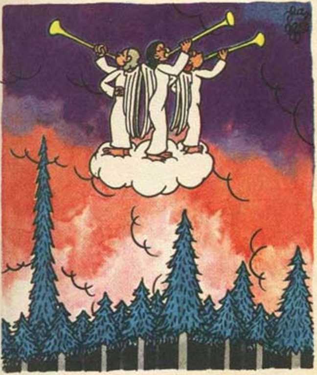 Любовь Адама и Евы. Жан Эффель. Иллюстрация 11