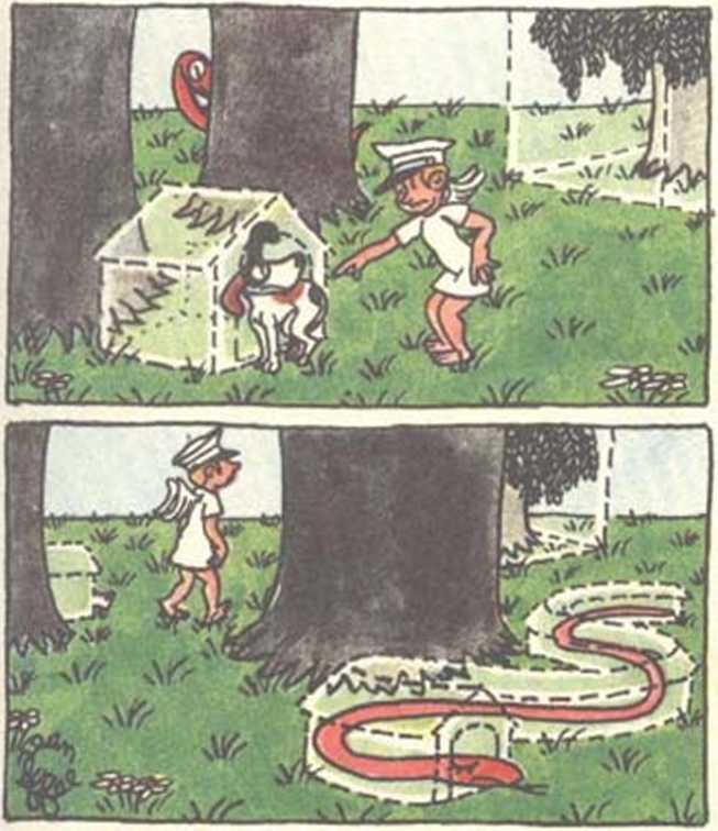 Любовь Адама и Евы. Жан Эффель. Иллюстрация 147